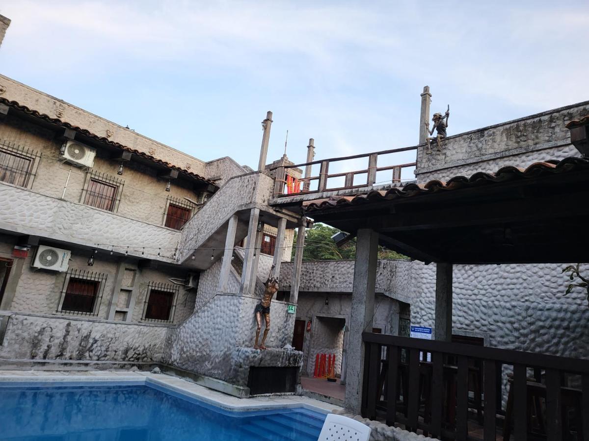 Hostal Casa De Las Gargolas Amapala Eksteriør bilde